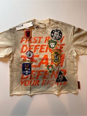 First Row Graphic Patch Tee